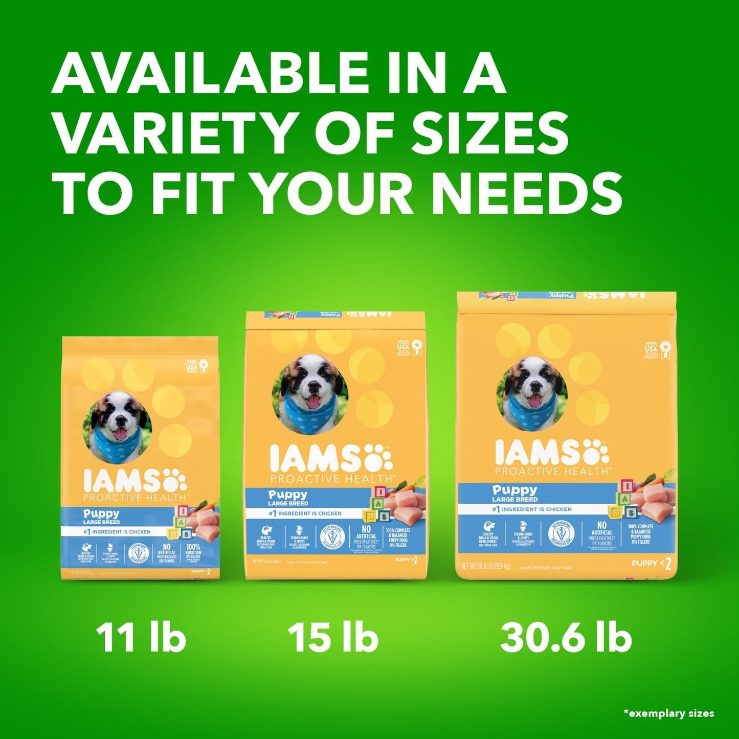 IAMS Proactive Health Smart Puppy Large Breed Dry Dog Food with Real Chicken