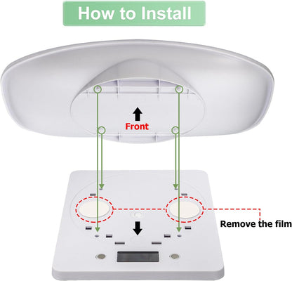 Digital Pet Scale, Multi-Function LCD Scale Digital Weight, Perfect for Puppy/Kitten/Hamster/Hedgehog/Food