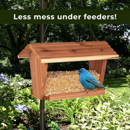 Wild Bird (No Mess or Waste Free) Food Seed Blend for Blue Jays, Woodpeckers, Juncos, Cardinals, Grosbeaks, Sparrows, and Finches, 10 Pound, (Packaging May Vary)