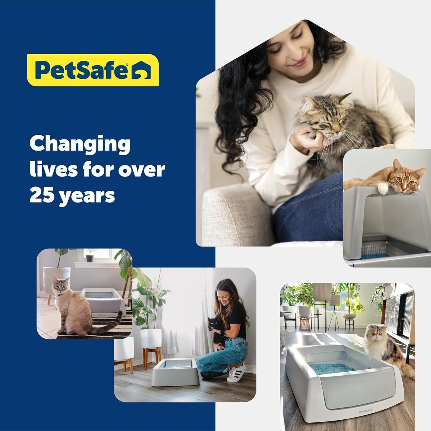 Petsafe Scoopfree Premium Natural Cat Litter, 100% Natural Non-Clumping Cat Litter, Odor-Free for up to 21 Days – No Chemicals, Additives, Dyes or Fragrances