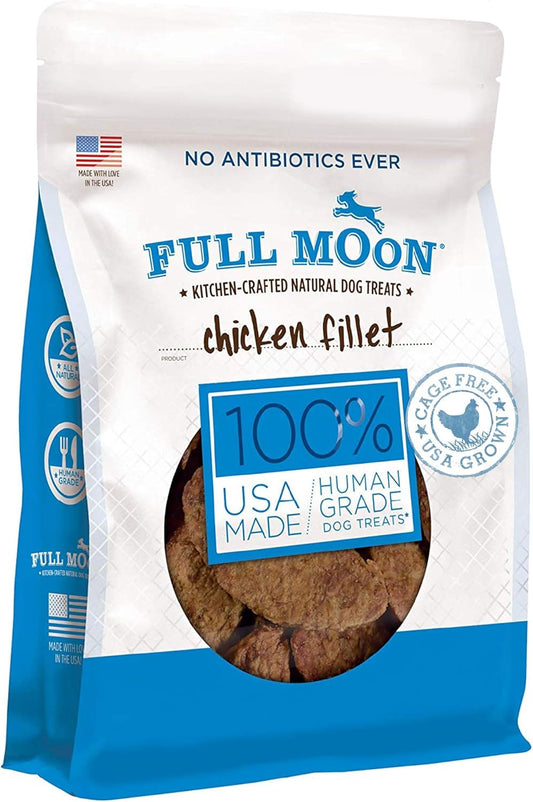 Full Moon Chicken Fillet Healthy All Natural Dog Treats Human Grade Made in USA