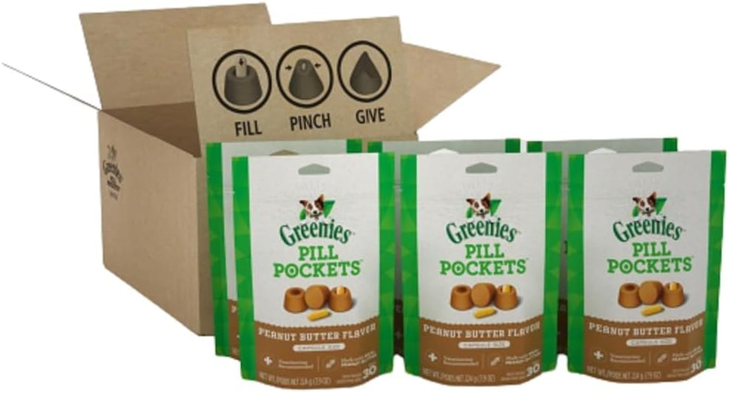 Chicken Flavor Capsule Size Pill Pockets Treats for Dogs