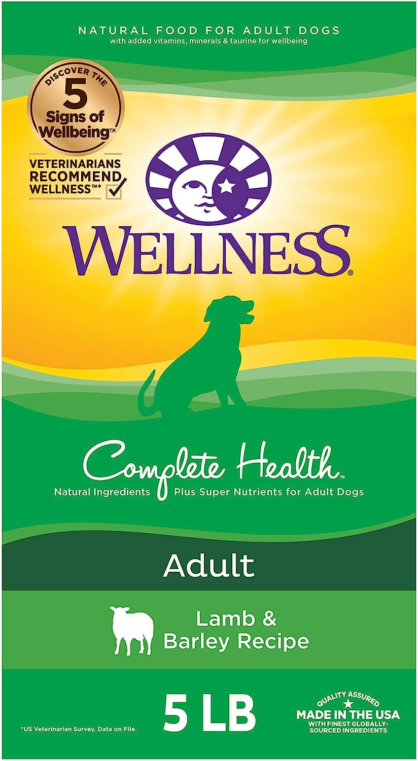 Complete Health Dry Dog Food with Grains, Natural Ingredients, All Breeds, for Adult Dogs