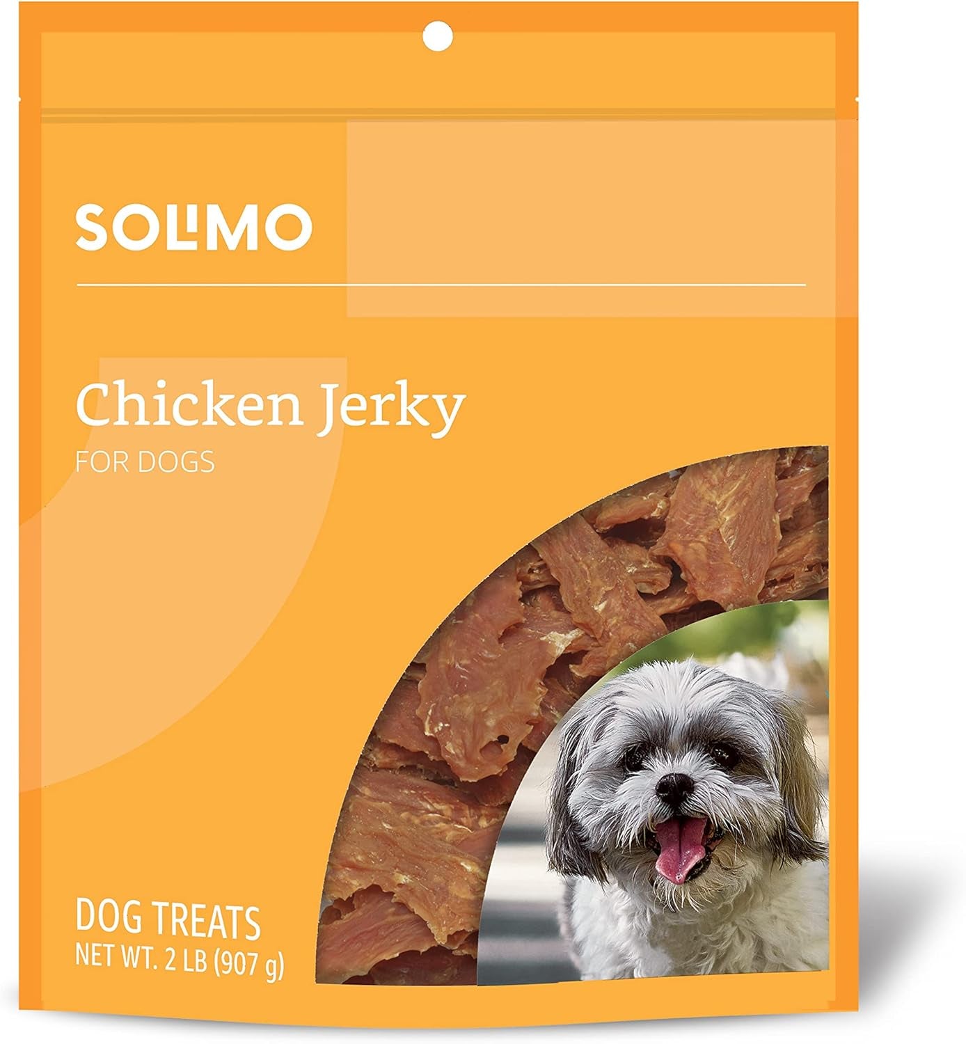 Amazon Brand - Solimo Duck Jerky Dog Treats, 2 Pound (Pack of 1)