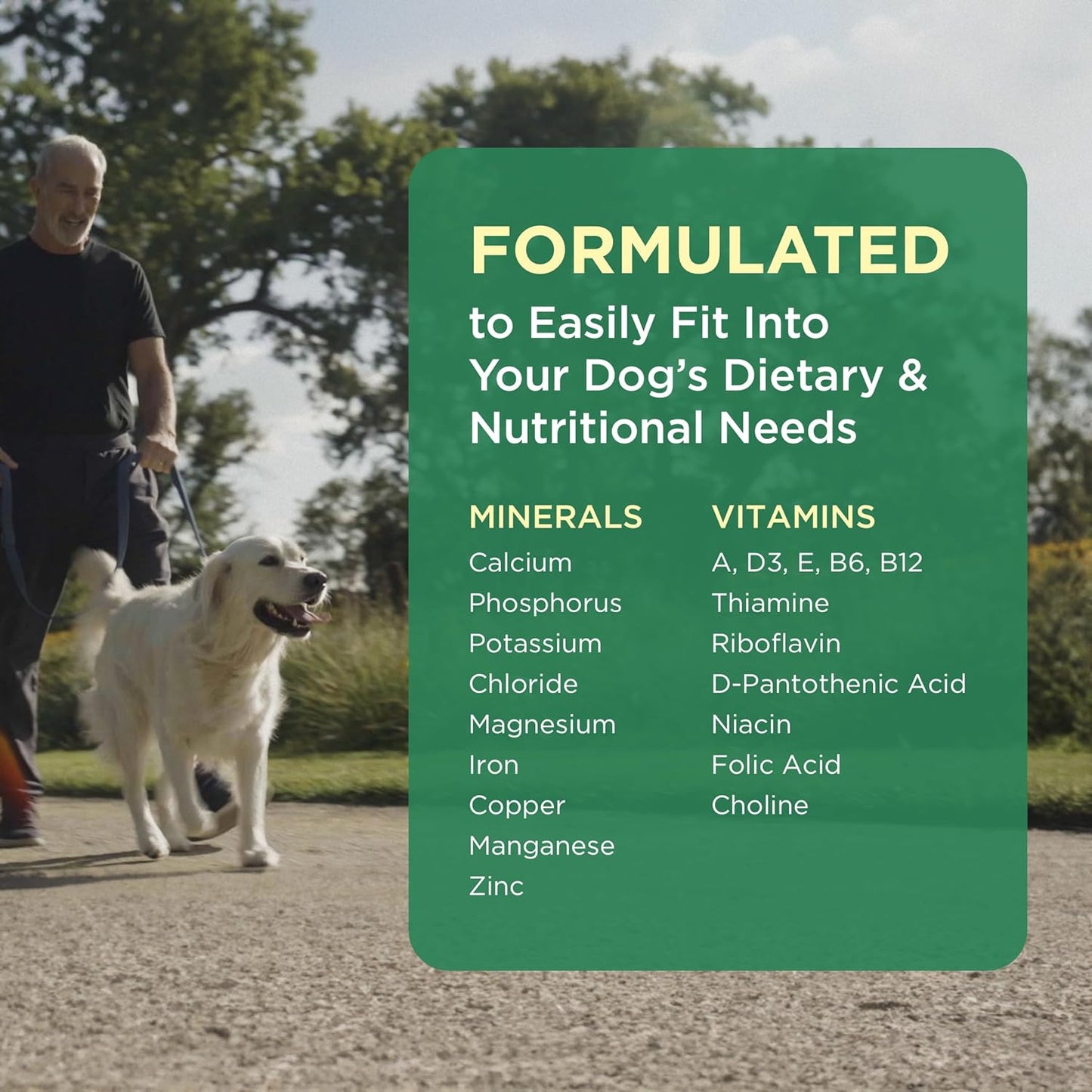 Pet-Tabs plus Multivitamin and Mineral Supplement for Dogs with Special Nutritional Needs, Chewable Tablet