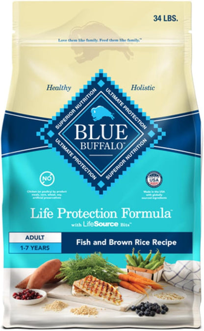 Life Protection Formula Adult Dry Dog Food, Helps Build and Maintain Strong Muscles, Made with Natural Ingredients, Chicken & Brown Rice Recipe, 30-Lb. Bag