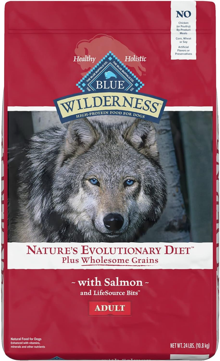 Blue Buffalo Wilderness Natural High-Protein Dry Food for Adult Dogs