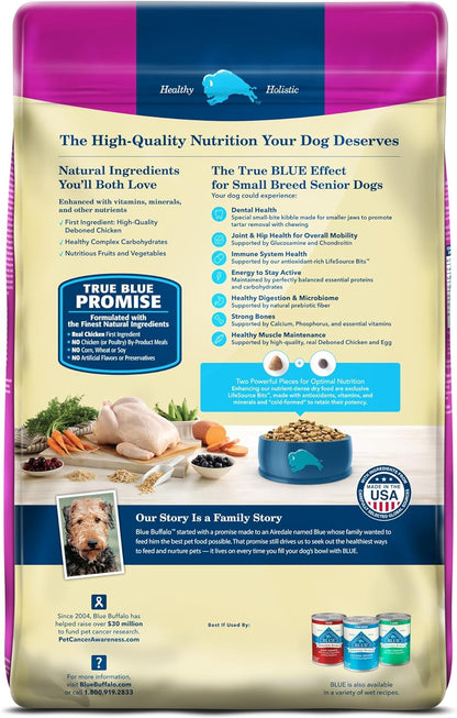 Life Protection Formula Small Breed Senior Dry Dog Food, Supports Joint Health and Immunity, Made with Natural Ingredients, Chicken & Brown Rice Recipe