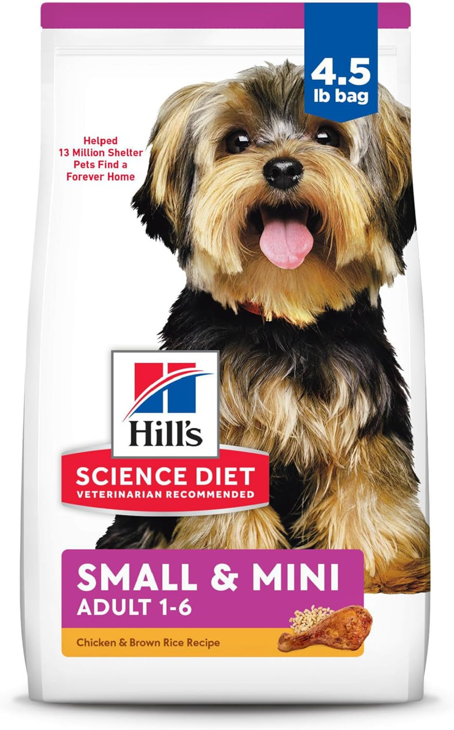 Hill's Science Diet Small & Mini, Adult 1-6, Small & Mini Breeds Premium Nutrition, Dry Dog Food