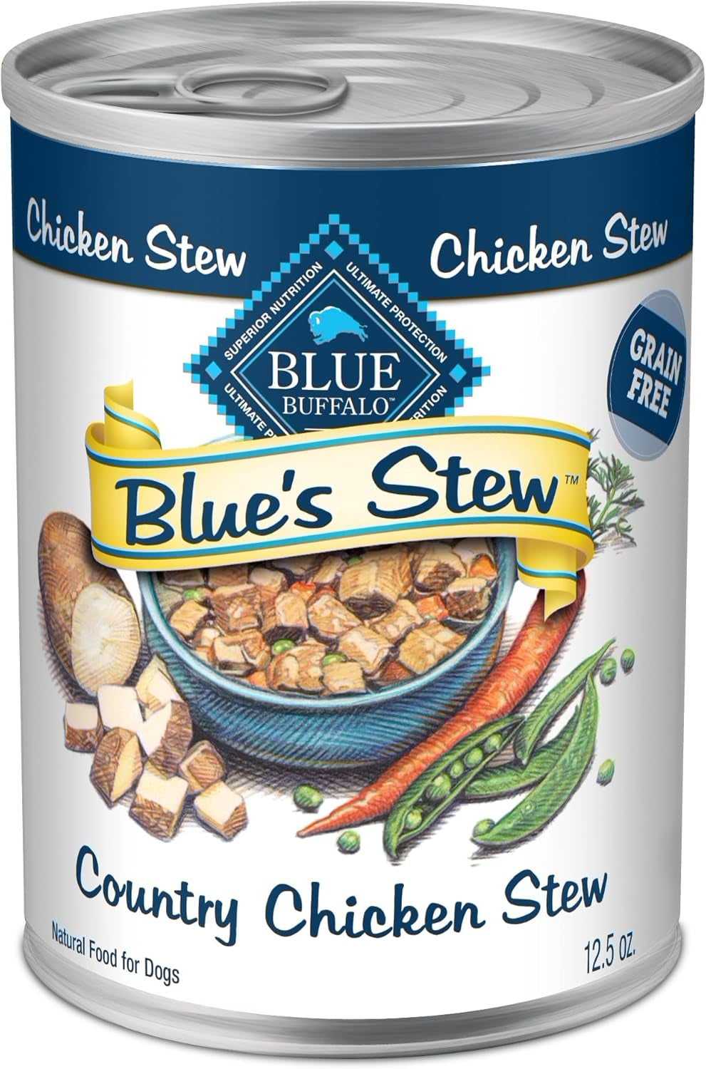 Blue Buffalo Blue'S Stew Grain Free Natural Adult Wet Dog Food