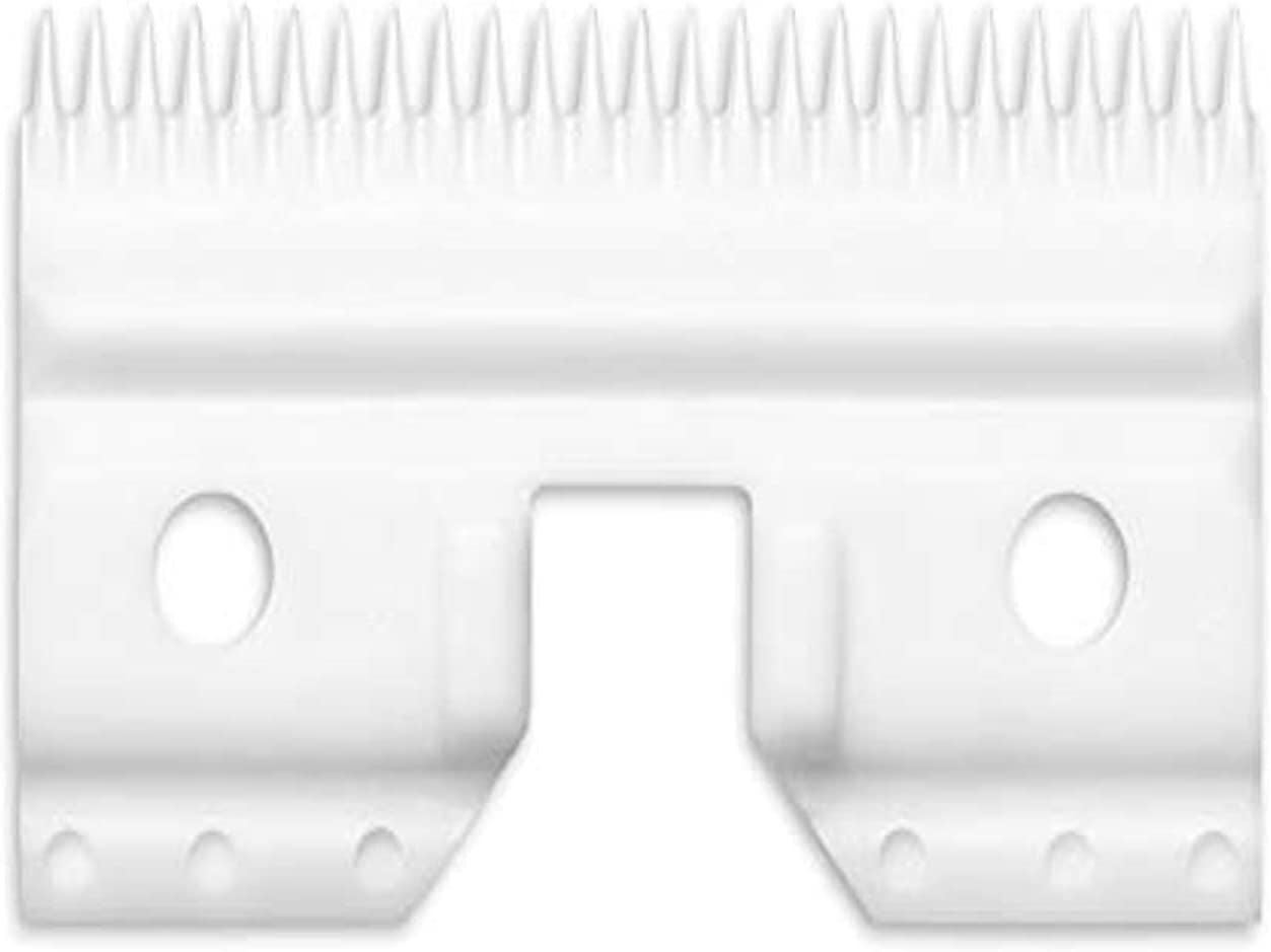 - 64265, Ceramic Edge Detachable Pet Clipper Blade - Comprised of Carbon-Infused Steel, Exclusive Hardening Process - for AGC, BG, DBLC, FHC & BDC Series - 1/100" (0.25Mm) Cut Length, Chrome