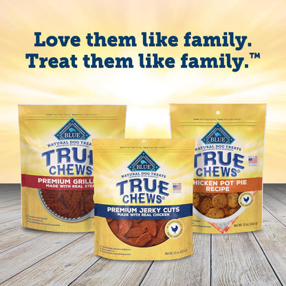 Blue Buffalo True Chews Premium Jerky Cuts Dog Treats with Natural Ingredients