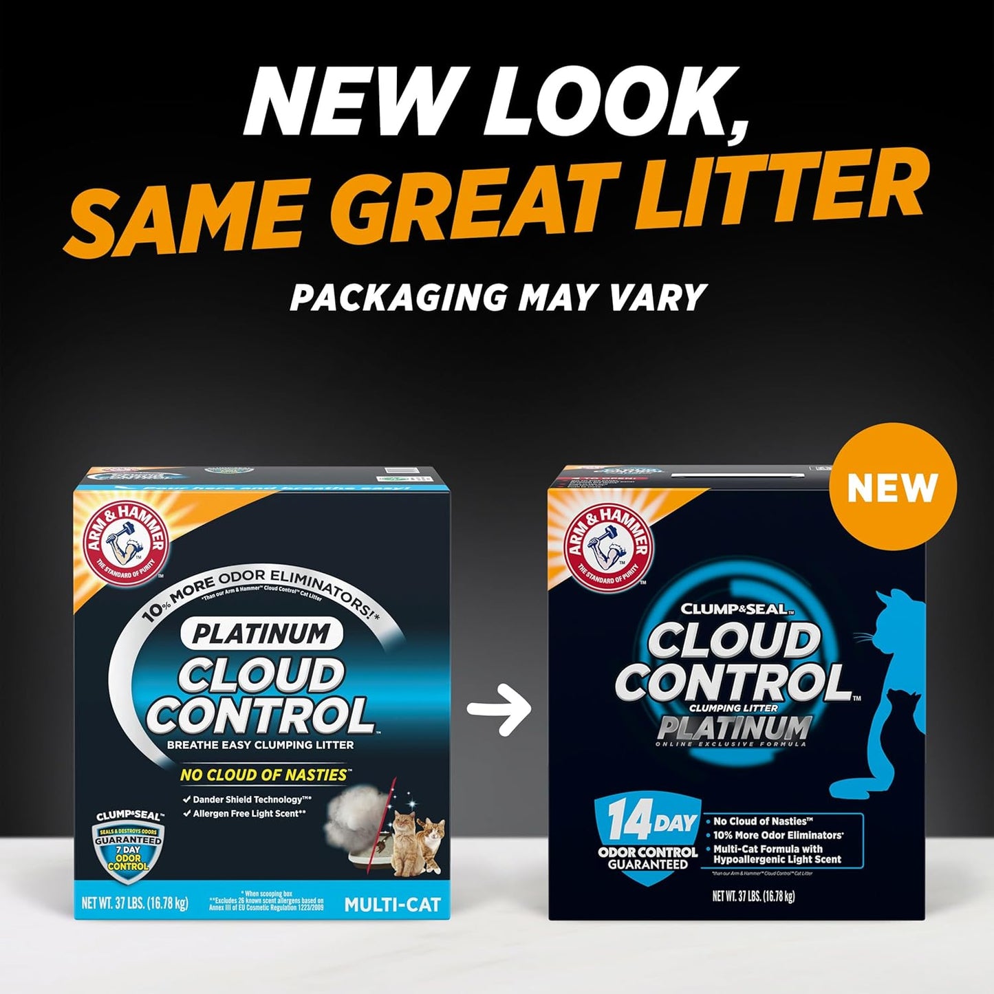 ARM & HAMMER Cloud Control Platinum Clumping Cat Litter