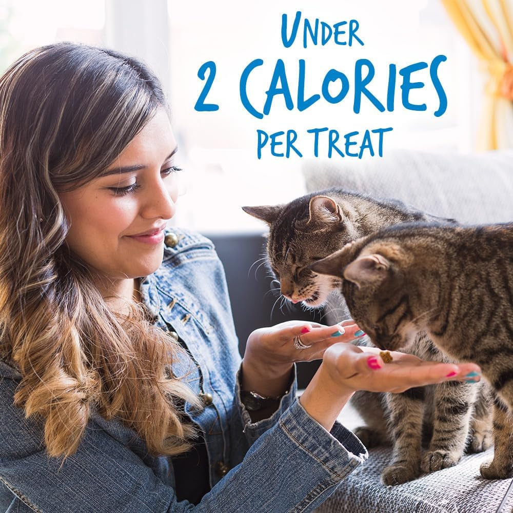 Fruitables Cat Treats - Crunchy Treats for Cats - Healthy Low Calorie Treats Packed with Protein - Free of Wheat, Corn and Soy