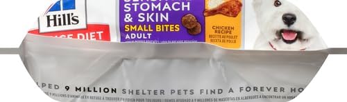 Sensitive Stomach & Skin, Adult 1-6, Stomach & Skin Sensitivity Support, Small Kibble, Dry Dog Food, Chicken Recipe