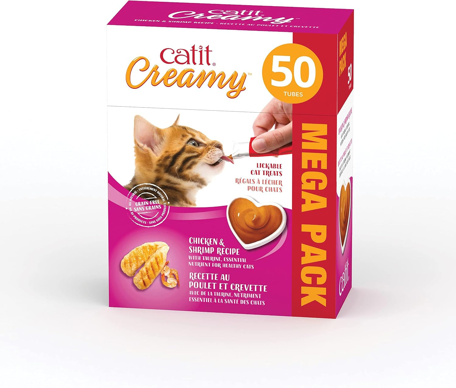 Catit Creamy Lickable Cat Treat, Healthy Cat Treat