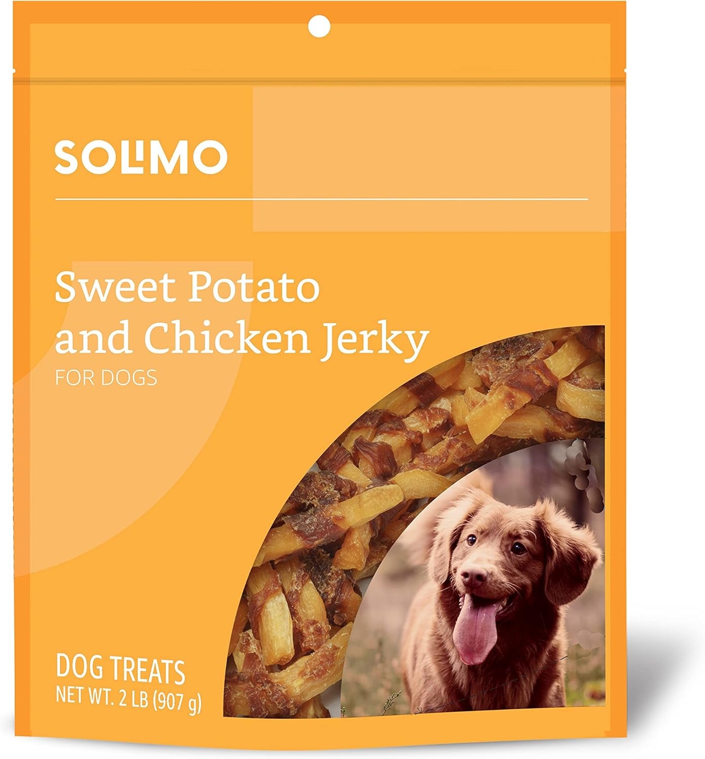 Amazon Brand - Solimo Duck Jerky Dog Treats, 2 Pound (Pack of 1)