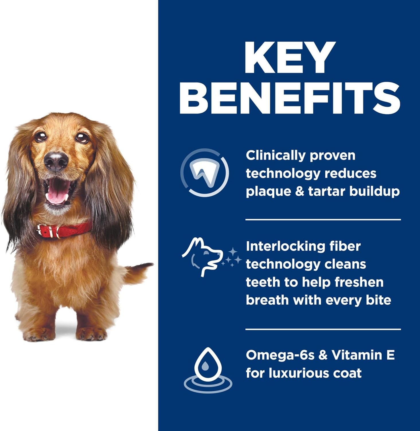 Hill'S Science Diet Oral Care, Adult 1-6, Plaque & Tartar Buildup Support, Dry Dog Food, Chicken, Rice, & Barley