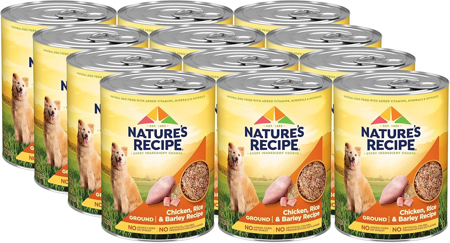 Nature’s Recipe Stew Lamb, Rice & Barley Recipe Wet Dog Food