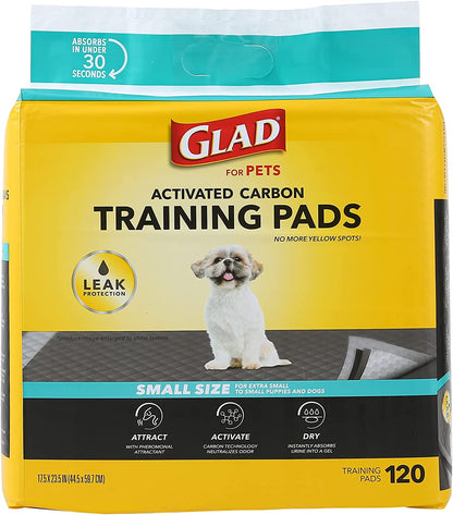 for Pets Black Charcoal Puppy Pads - Super Absorbent Disposable Dog Pee Pads, Potty Training Pads, and Pet Supplies - Dog Pee Pads for Crate Training and Indoor Use 23" X 23" - 100 Count