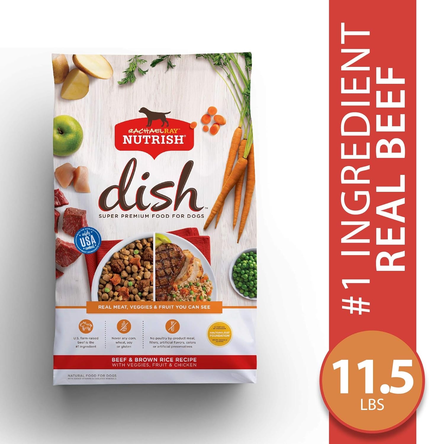 Nutrish Rachael Ray Dish Premium Natural Dry Dog Food