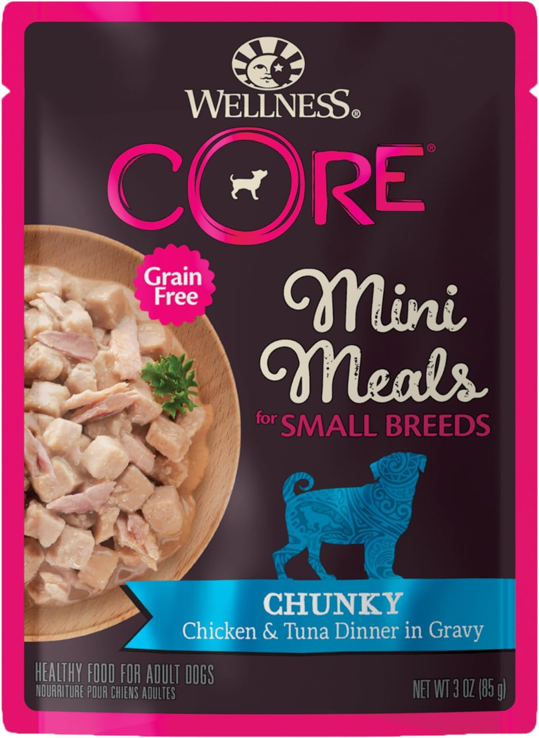 Wellness CORE Natural Grain Free Small Breed Mini Meals Wet Dog Food