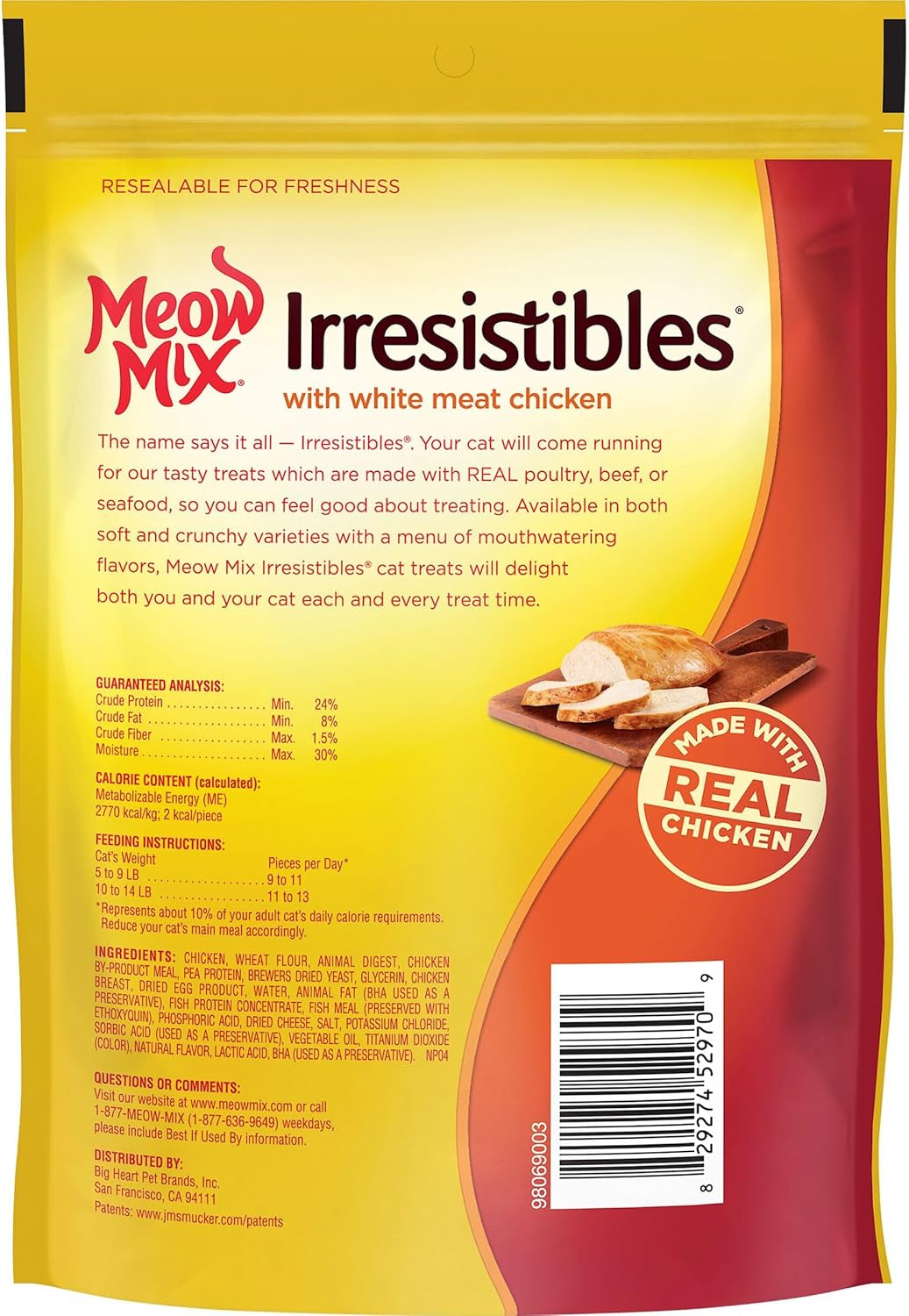 Meow Mix Irresistibles Soft Cat Treats