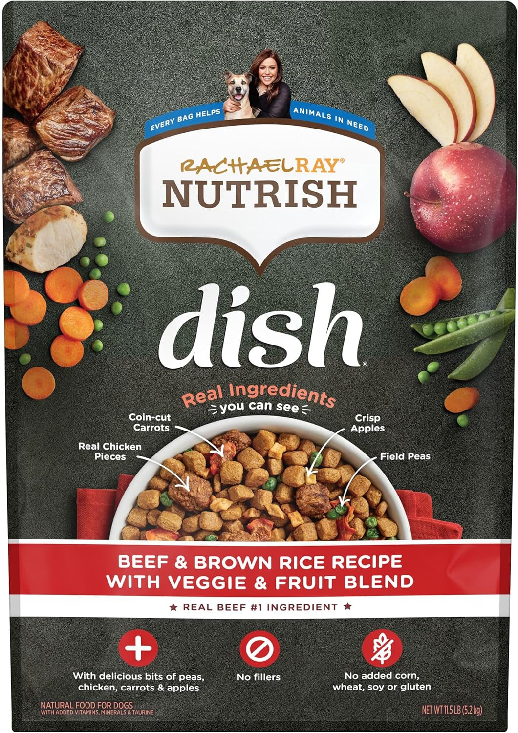 Nutrish Rachael Ray Dish Premium Natural Dry Dog Food