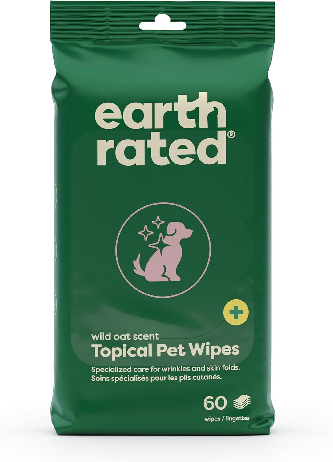 Hypoallergenic Dog Grooming Wipes for at Home & On-The-Go, for Paws, Body & Butt, Includes 4 Travel Packs & 4 Full Sized Packs, 440 Count