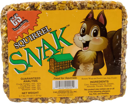 C&S Squirrel Snak, 6 Pack