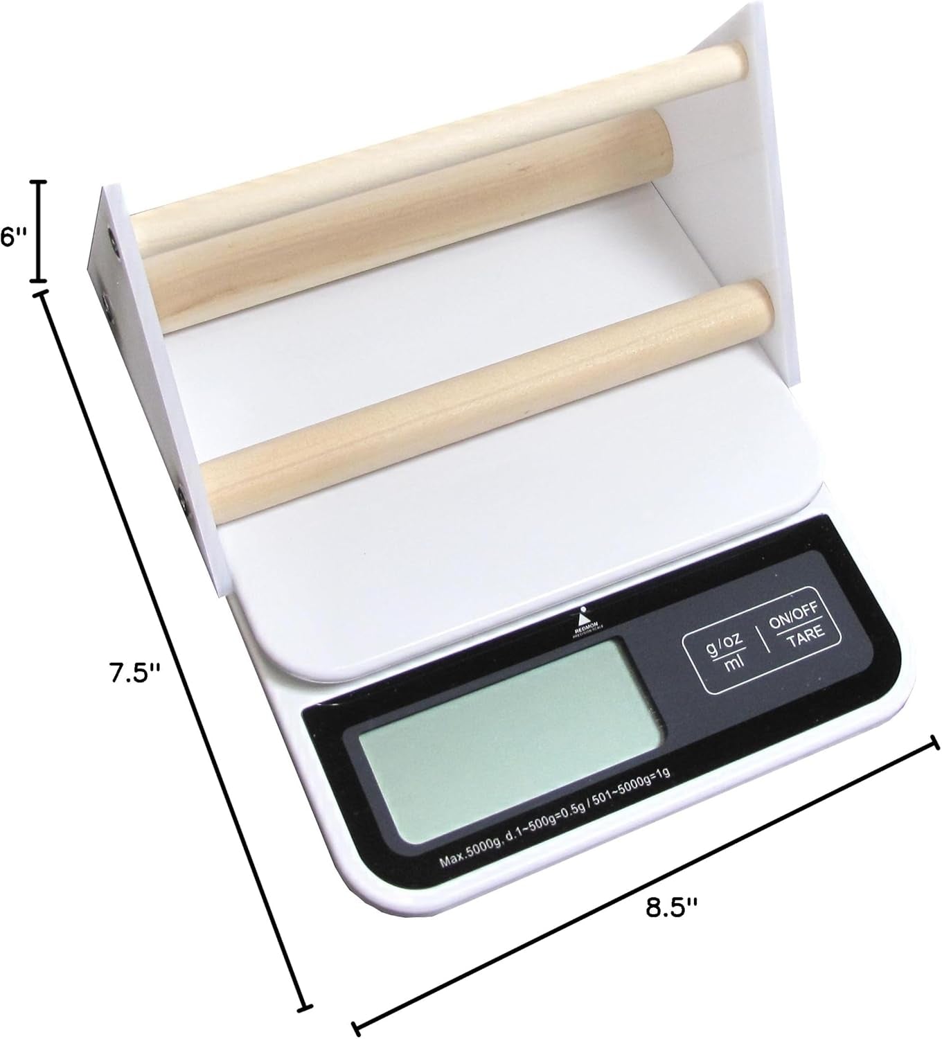 W.C. Redmon Deluxe Digital Small Animal and Aviary Scale with Perch, Golds & Yellows