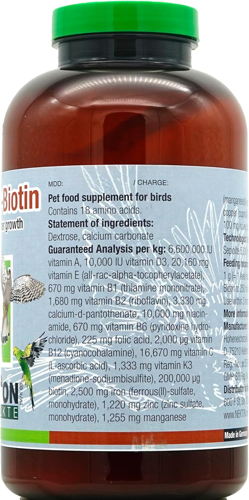 Nekton Biotin Fruit for Bird Feathering