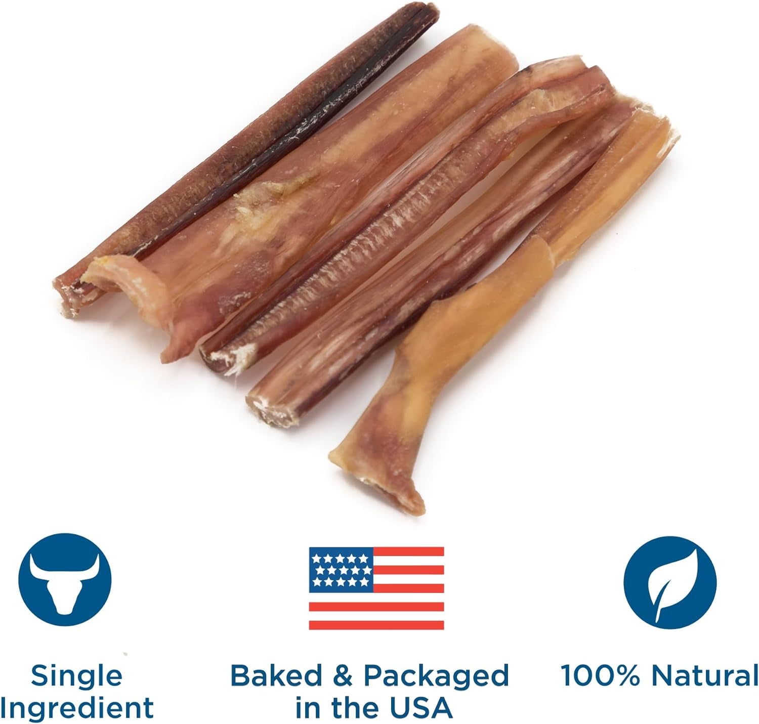 Best Bully Sticks Bully Sticks for Dogs - 100% Natural, Grass-Fed Beef, Dog Bully Sticks for Small Dogs and Puppies - Grain and Rawhide Free Bully Stick Dog Chews