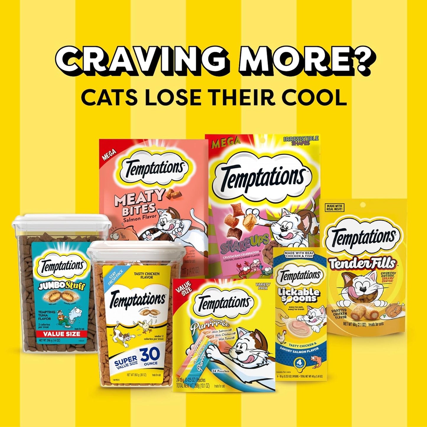 Temptations Classic Crunchy and Soft Cat Treats Rockin' Lobster Flavor