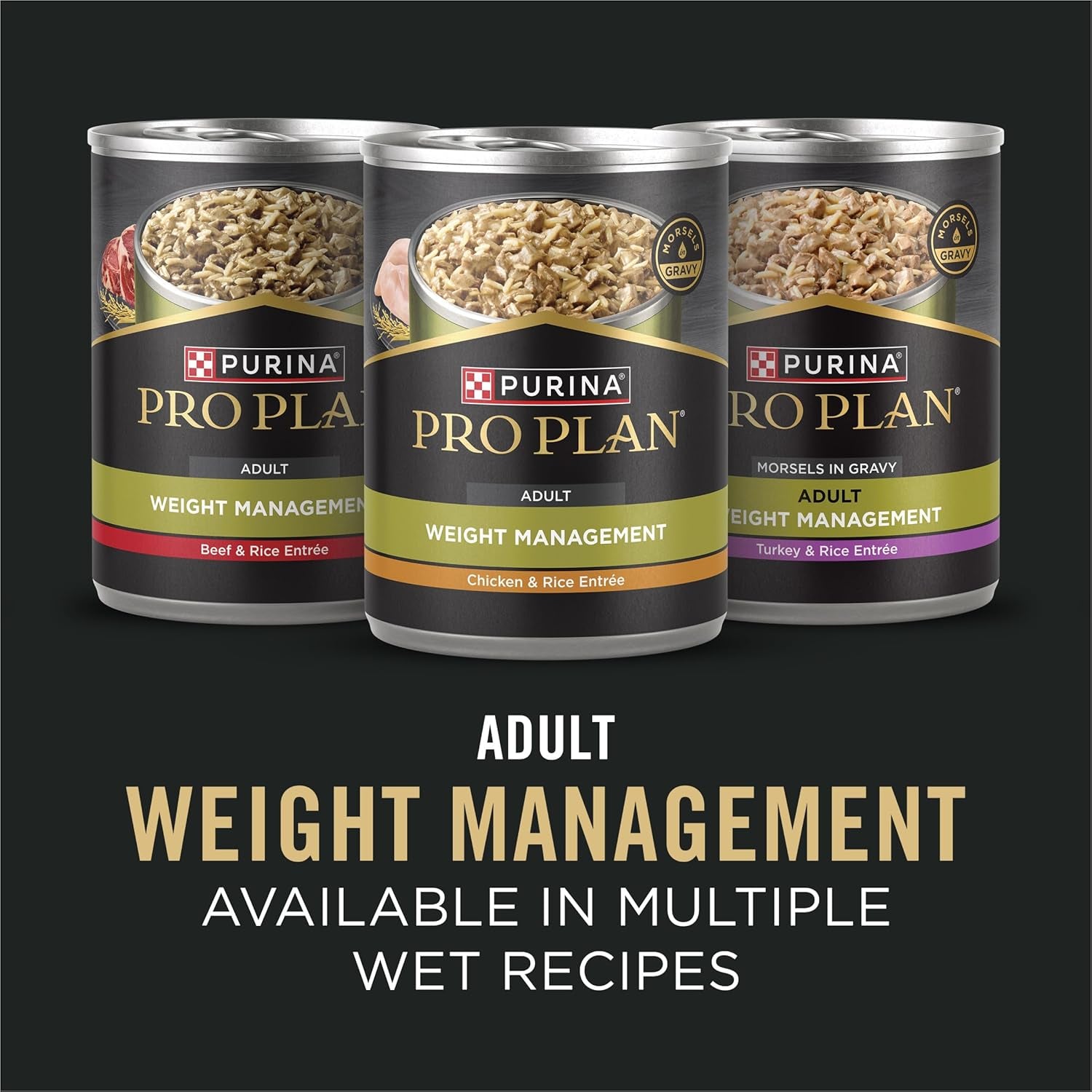 Purina Pro Plan Weight Management Dry Dog Food, Shredded Blend