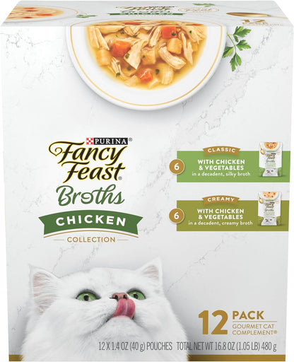 Poultry and Beef Feast Classic Pate Collection Grain Free Wet Cat Food Variety Pack - (Pack of 30) 3 Oz. Cans