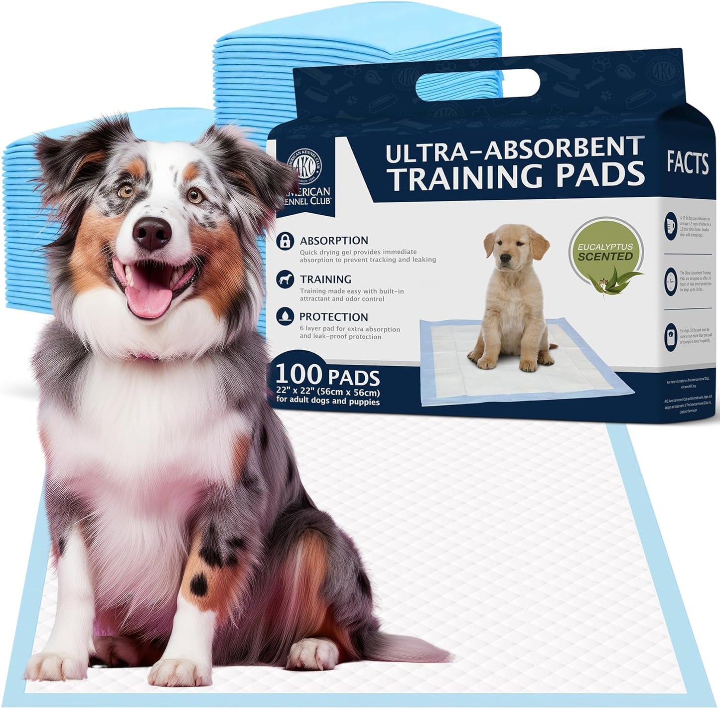 Ultra Absorbent Odor Control Scented Training Pads for Dogs Leak-Proof Quick Dry Gel