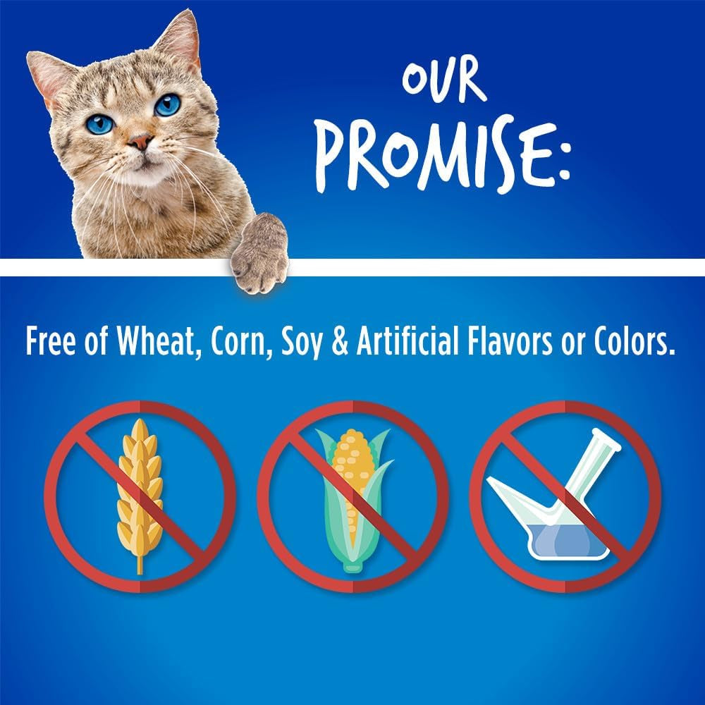 Fruitables Cat Treats - Crunchy Treats for Cats - Healthy Low Calorie Treats Packed with Protein - Free of Wheat, Corn and Soy