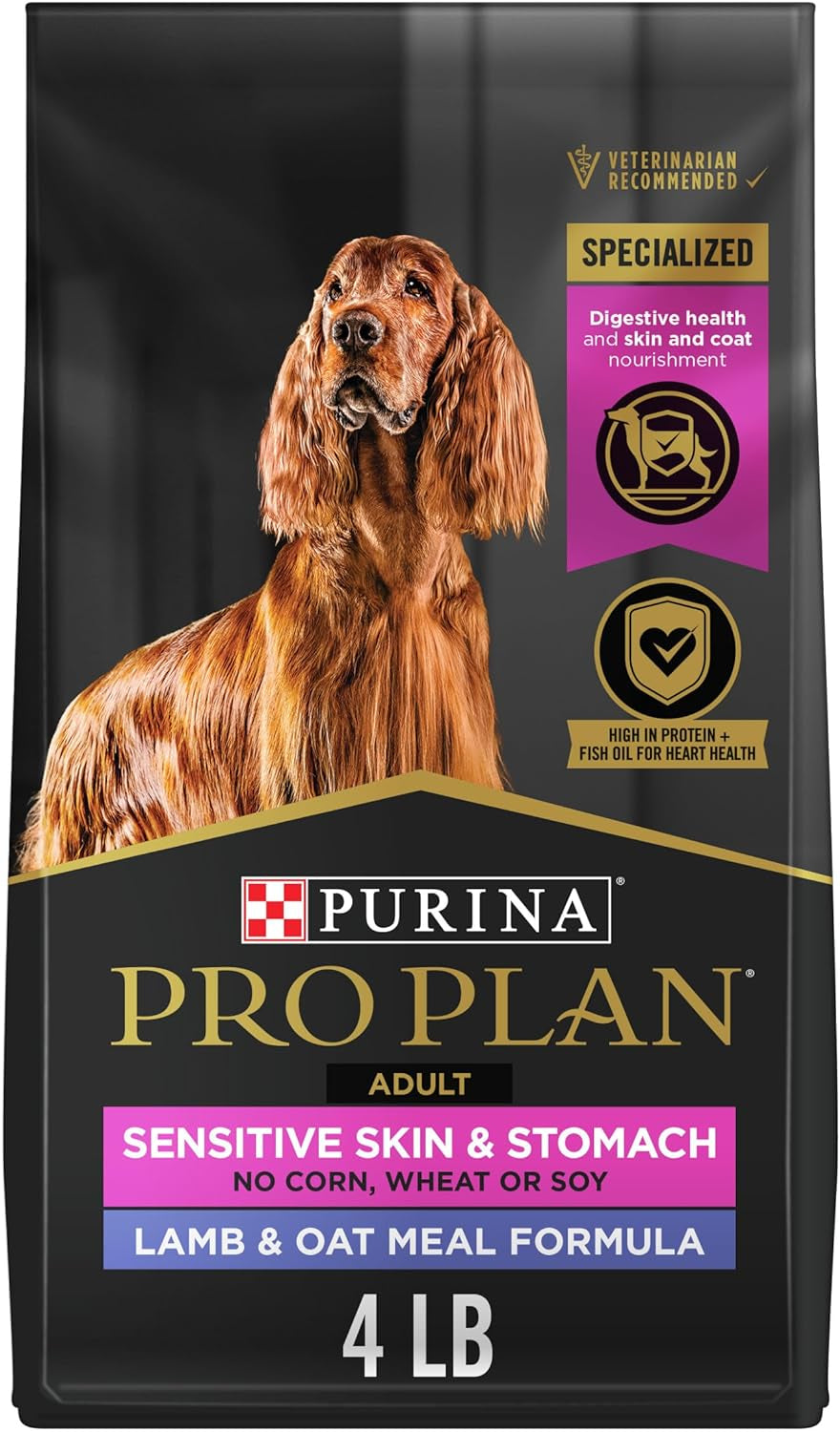 Purina Pro Plan Sensitive Skin and Stomach Wet Dog Food Pate Lamb and Oat Meal Entree