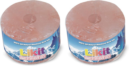 Likit Himalayan Rock Salt Horse Lick Treat, 2.2 Pounds, for Activity Toys (2 Pack)