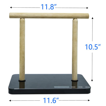 Pet Scale for Birds, Birds Weight Scale for Parrots, High Accuracy 1 Gram Scale, Easy Install Bird Training Stand and Perch, Designed for Middle Size Birds below 20Kgs