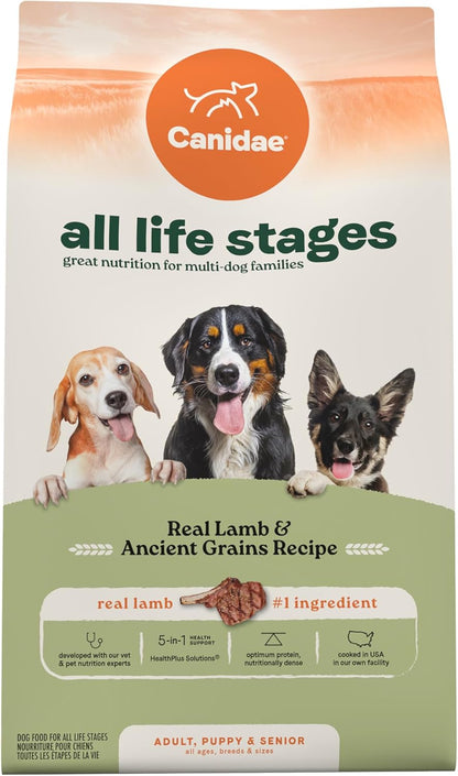 Canidae All Life Stages Premium Dry Dog Food for All Breeds, High Protein Premium Dry Dog Food for All Ages