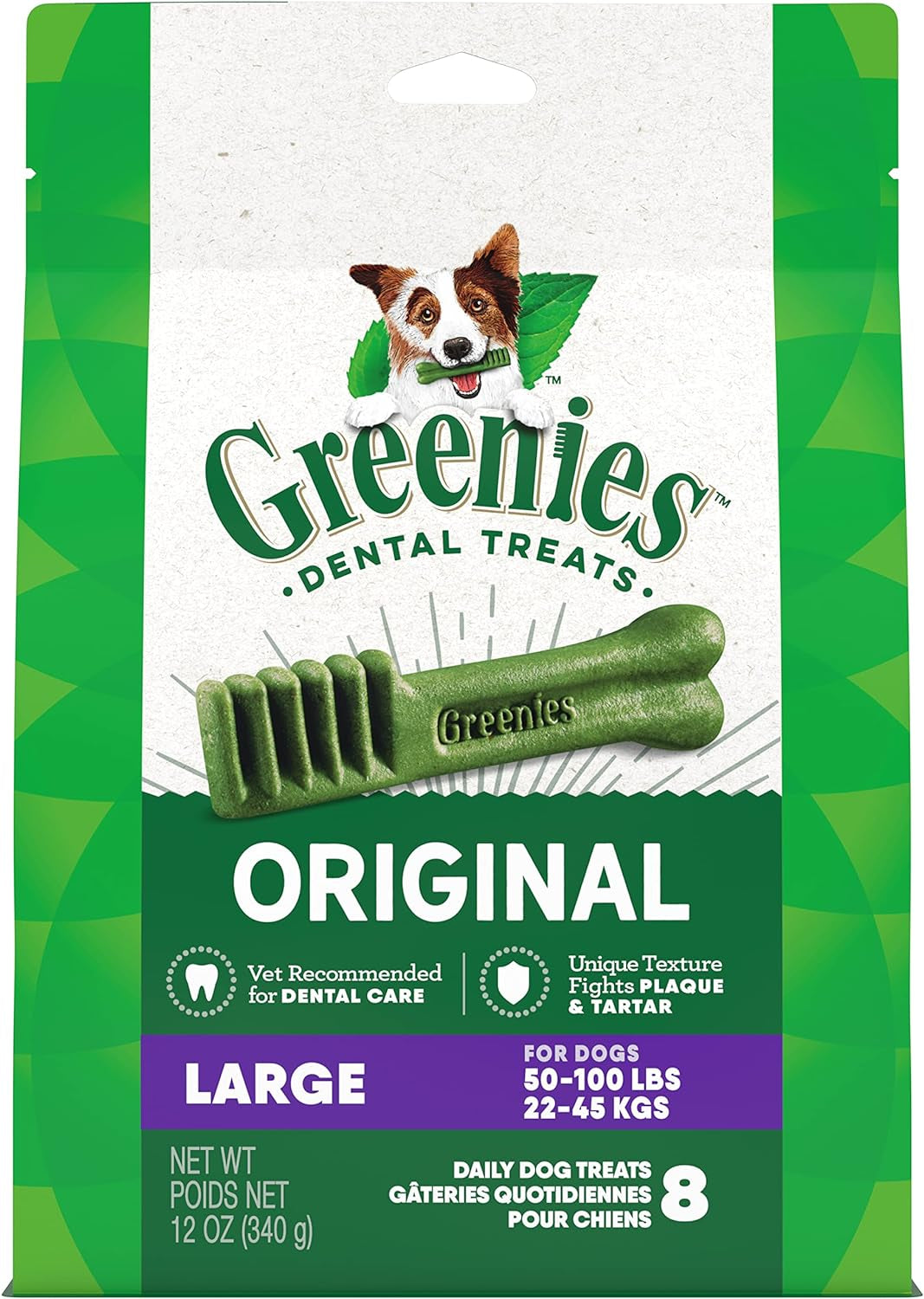 Greenies Original Large Natural Dental Care Dog Treats