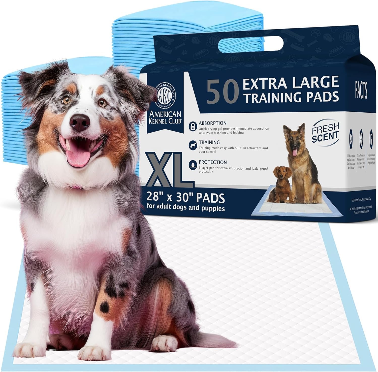 Ultra Absorbent Odor Control Scented Training Pads for Dogs Leak-Proof Quick Dry Gel