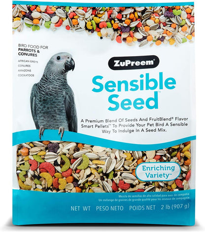 Zupreem Bird Pellets, Daily Bird Food for Parrot, Core Nutrition for Birds