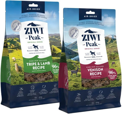 ZIWI Peak Air-Dried Dog Food - All Natural, High Protein, Grain Free, Limited Ingredient with Superfoods