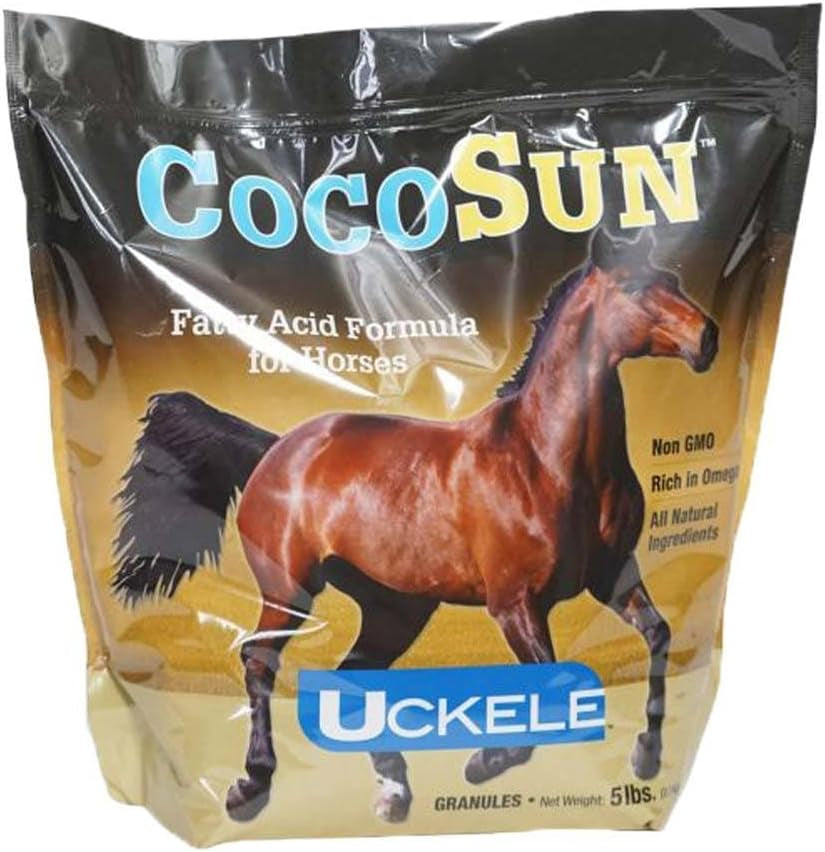 Cocosun Granular, Fatty Acid Formula for Horses, Non-Gmo, Rich in Omegas, 5Lb Bag