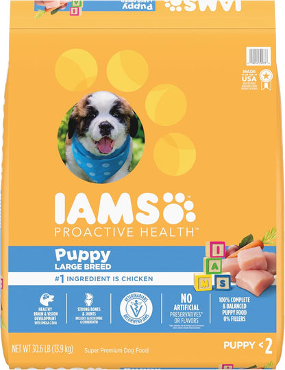 IAMS Proactive Health Smart Puppy Large Breed Dry Dog Food with Real Chicken