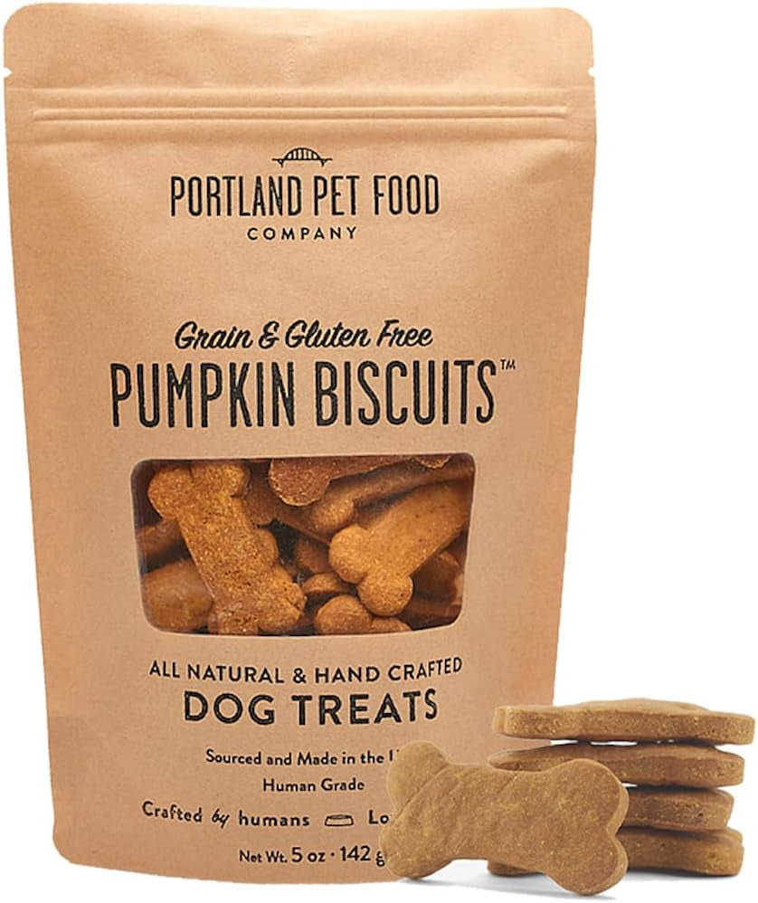 Portland Pet Food Company Healthy Dog Treats - Grain-Free, Human-Grade - Natural Dog Training Treats & Biscuits Made in the USA Only