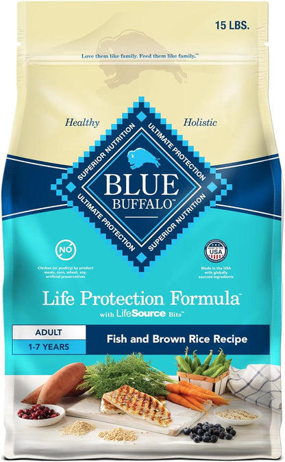 Life Protection Formula Adult Dry Dog Food, Helps Build and Maintain Strong Muscles, Made with Natural Ingredients, Chicken & Brown Rice Recipe, 30-Lb. Bag